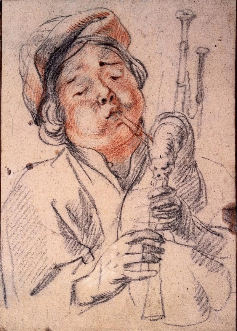 Disegno - Lo zampognaro